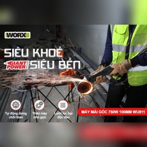 Máy mài góc 100mm Worx Green WU811