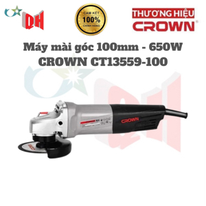 Máy mài góc 650W Crown CT 13559-100