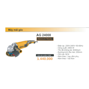 Máy mài góc Ingco AG24008 - 2400W