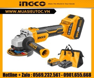 Máy mài góc không chổi than (đủ bộ) Ingco CAGLI10022