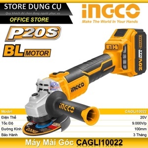 Máy mài góc không chổi than (đủ bộ) Ingco CAGLI10022