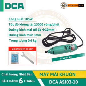 Máy mài khuôn DCA ASJ03-10 - 105W