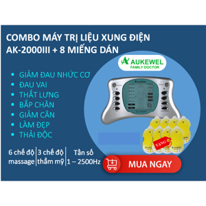 Máy massage xung điện Aukewel AK 2000 III