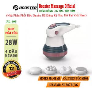 Máy massage cầm tay 4 đầu hồng ngoại Puli PL-605