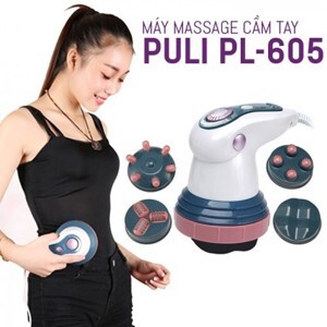 Máy massage cầm tay 4 đầu hồng ngoại Puli PL-605