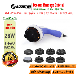 Máy massage cầm tay 8 đầu Puli PL-603AC3