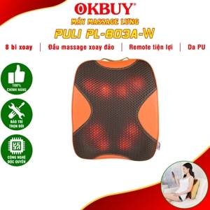 Máy massage lưng hồng ngoại Puli PL-803A-W - 8 bi