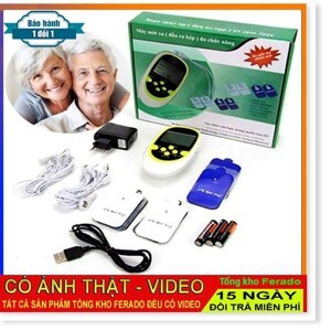 Máy massage trị liệu xung điện 8 miếng dán