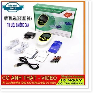 Máy massage xung điện trị liệu 8 miếng dán