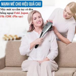 Máy mát xa cầm tay có đèn hồng ngoại Fuki Japan FK-520E