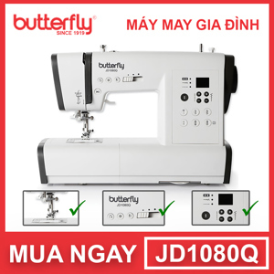 Máy may điện tử gia đình Butterfly JD1080Q