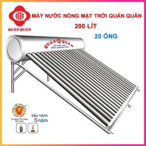 Bình nóng lạnh thái dương năng Quán Quân 300 lít