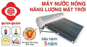 Bình nóng lạnh thái dương năng Quán Quân 200 lít