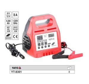 Máy nạp ắc quy 6V-12V 8A Yato YT-8301