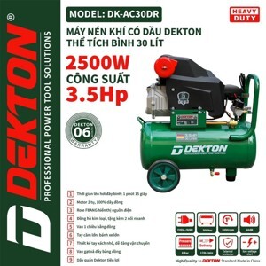 Máy nén khí Dekton DK-AC30DR 3.5HP