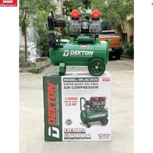 Máy nén khí không dầu Dekton DK-3930 - 2HP, 30L