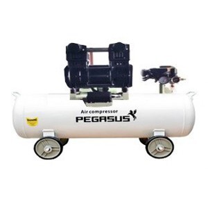 Máy nén khí không dầu giảm âm Pegasus TM - OF1500x2 (4HP)