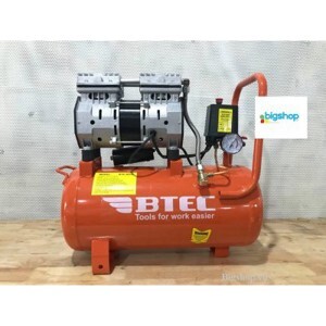 Máy nén khí không dầu giảm âm Btec BT2024F - 24 lít