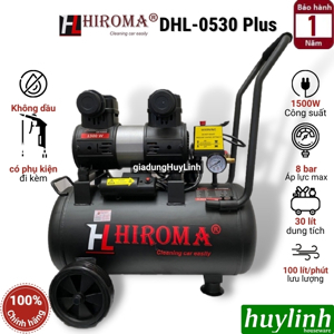 Máy nén khí không dầu Hiroma DHL-0530 Plus - 30 lít