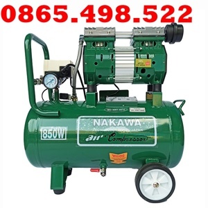 Máy nén khí không dầu Nakawa NK 800/30 - 850W, 30 lít