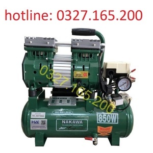 Máy nén khí không dầu Nakawa NK 800/30 - 850W, 30 lít