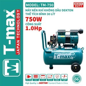 Máy nén khí không dầu T-Max TM-750