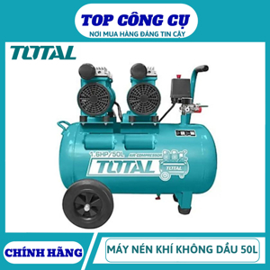 Máy nén khí không dầu Total TCS2150502 50L