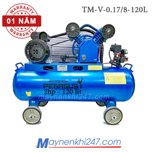 Máy nén khí Pegasus TM-V-0.17/8-120L - 2HP