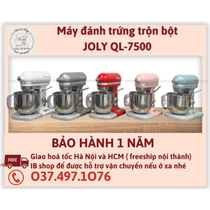 Máy nhào bột đánh trứng joly ql-7500