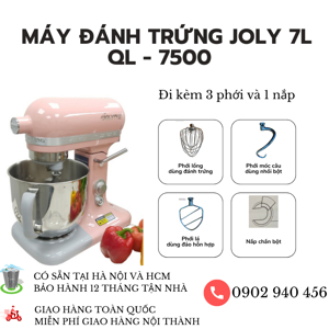 Máy nhào bột đánh trứng joly ql-7500