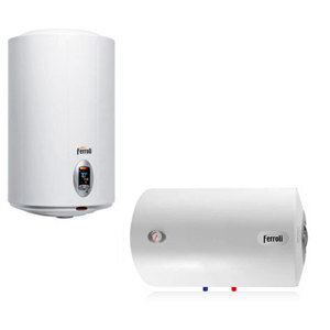 Bình nóng lạnh gián tiếp Ferroli Aqua store E - 100 lít, đứng