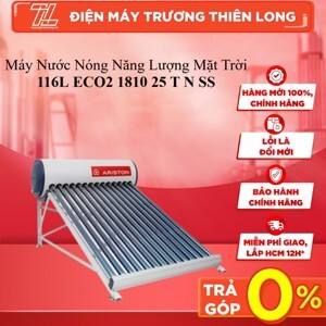 Bình nóng lạnh thái dương năng Ariston 116L ECO 2