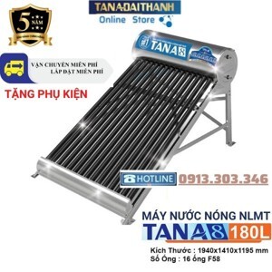 Máy nước nóng Năng lượng mặt trời Tân Á 8 – 180L