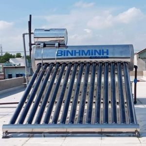 Bình nóng lạnh thái dương năng Bình Minh Inox 304 140 lit