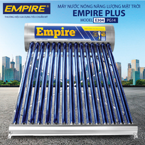 Máy nước nóng năng lượng mặt trời Empire Plus 140 lít E304-PG14