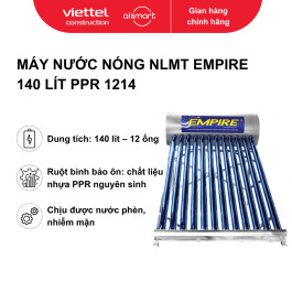 Máy nước nóng năng lượng mặt trời Empire PPR 140 lít E-PPR 1214