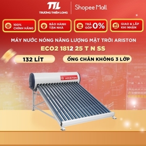 Bình nóng lạnh thái dương năng Ariston 132 lít (ECO TUBE 1616F)