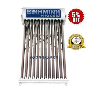 Bình nóng lạnh thái dương năng Bình Minh Inox 304 300 lit