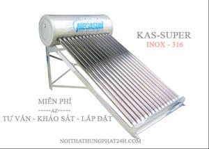 Máy nước nóng năng lượng mặt trời Megasun KAS-SUPER 300 lít