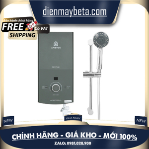 Bình nóng lạnh trực tiếp Ariston Aures Premium+ 4.5P - Kèm sen cây