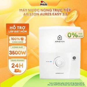 Bình nóng lạnh trực tiếp Ariston Aures Easy 3.5 kèm sen cây