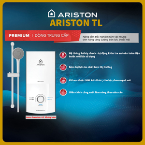 Bình nóng lạnh trực tiếp Ariston Aures Premium 4.5 không bơm