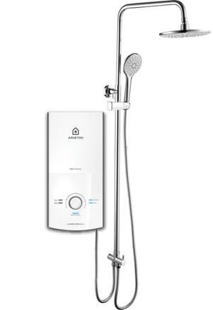 Bình nóng lạnh trực tiếp Ariston Aures Premium 4.5P kèm sen cây