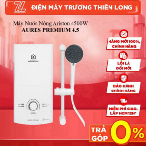 Bình nóng lạnh trực tiếp Ariston Aures Premium 4.5 không bơm