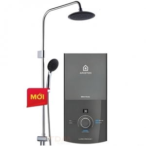 Bình nóng lạnh trực tiếp Ariston Aures Premium+ 4.5P - Kèm sen cây