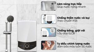 Bình nóng lạnh trực tiếp Ariston SMC45E SBS-VN