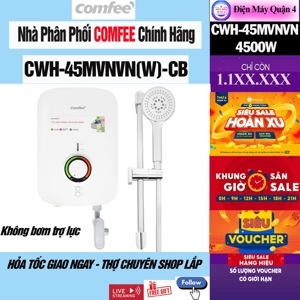 Máy nước nóng trực tiếp Comfee 4500W CWH-45MVNVN(W)-CB