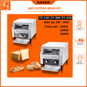 Máy nướng bánh mì băng chuyền bảng tải rộng vừa 1 lát sandwich TT-150