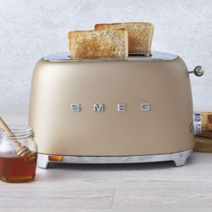 Máy nướng bánh mỳ 2 lát Smeg TSF01CHMEU