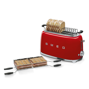 Máy nướng bánh mỳ 4 lát Smeg TSF02RDEU